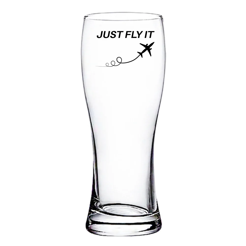 Just Fly It Designed Pilsner Beer Glasses - Image 2