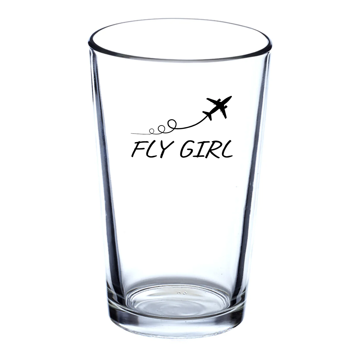 Just Fly It & Fly Girl Designed Beer & Water Glasses - Image 2