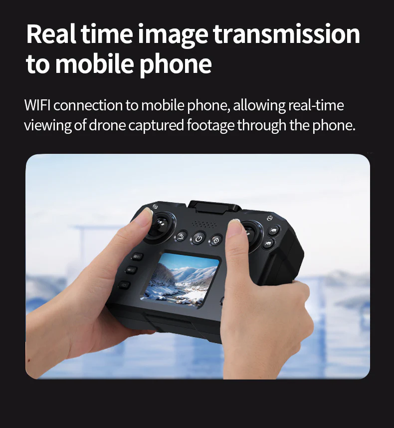 K200 Brushless Drone: Screen Remote, Optical Flow Positioning & Colorful LED Full-Protection Quadcopter - Image 23