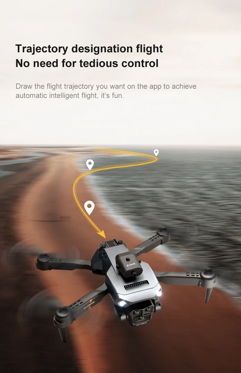 K6 MAX Drone: 4K HD Triple-Camera Quadcopter with 4-Way Obstacle Avoidance, Optical Flow Positioning & Remote Control - Image 17