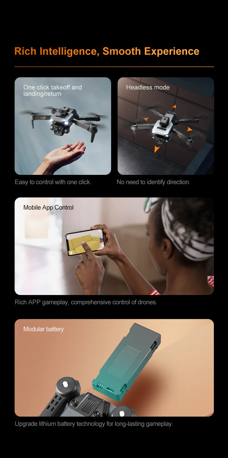 K6 MAX Drone: 4K HD Triple-Camera Quadcopter with 4-Way Obstacle Avoidance, Optical Flow Positioning & Remote Control - Image 18