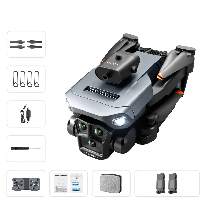 K6 MAX Drone: 4K HD Triple-Camera Quadcopter with 4-Way Obstacle Avoidance, Optical Flow Positioning & Remote Control - Image 22