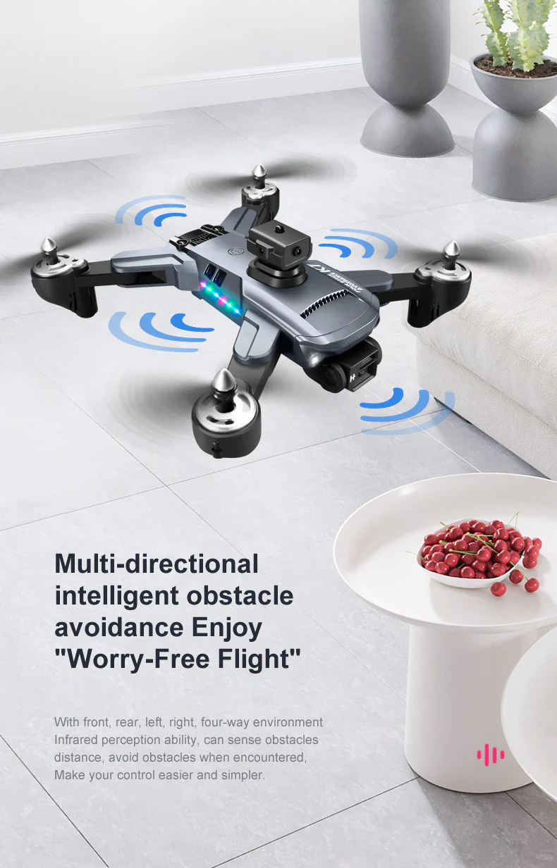 K7 Drone: 8K HD Dual - Camera, Quadcopter, Folding Design, Optical Flow Hover & Obstacle Avoidance - Image 5