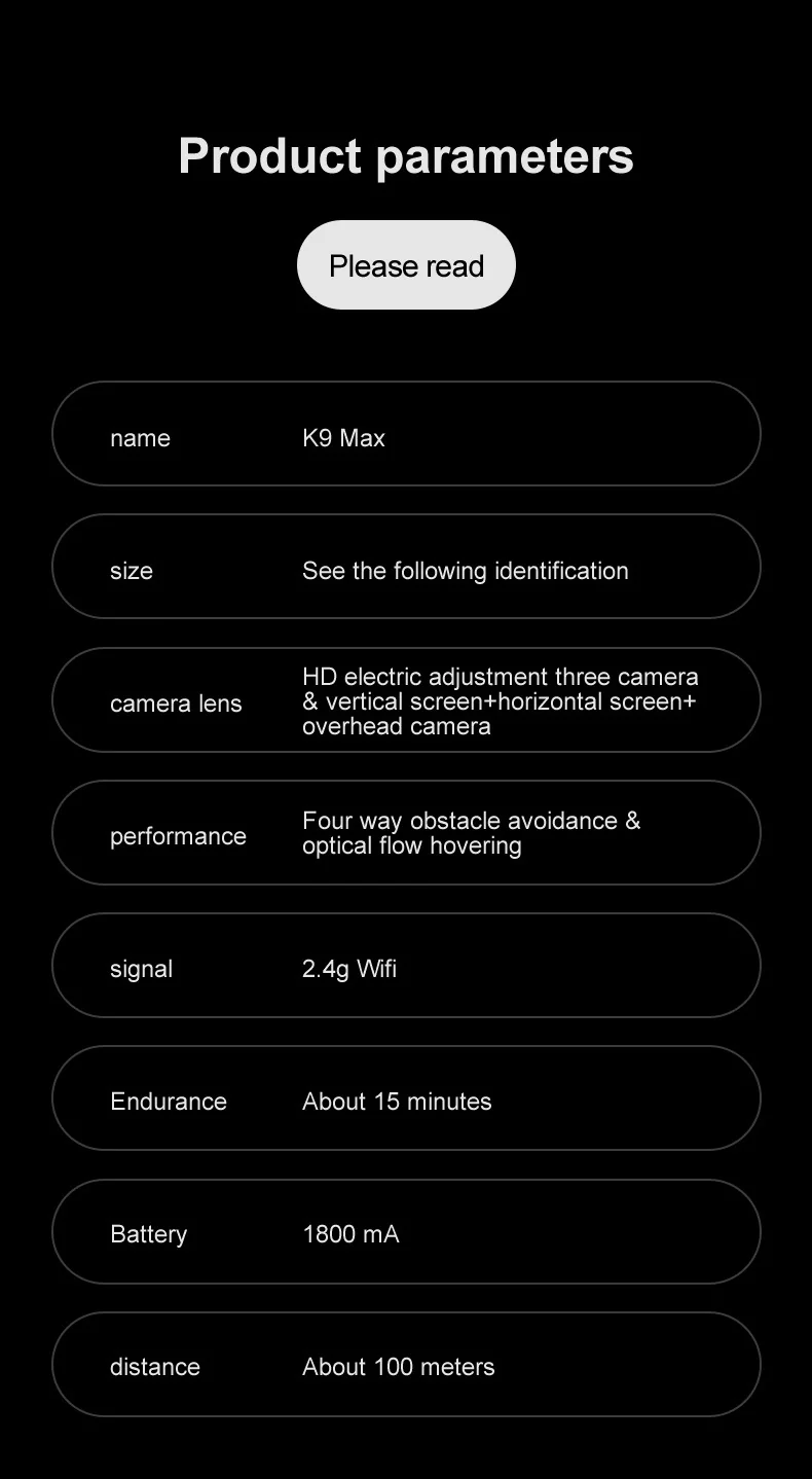 K9MAX Drone: Triple-Lens Aerial Photography Quadcopter with Optical Flow & Obstacle Avoidance, Remote-Controlled Toy Drone - Image 22