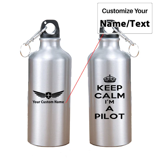 Keep Calm I'm a Pilot Designed Thermoses