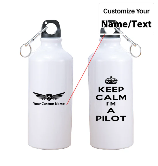 Keep Calm I'm a Pilot Designed Thermoses - Image 3