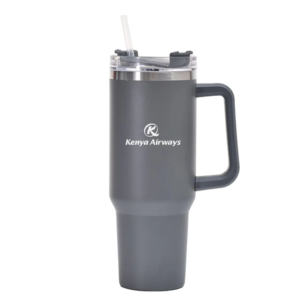Kenya Airways Designed 40oz Stainless Steel Car Mug With Holder - Image 20
