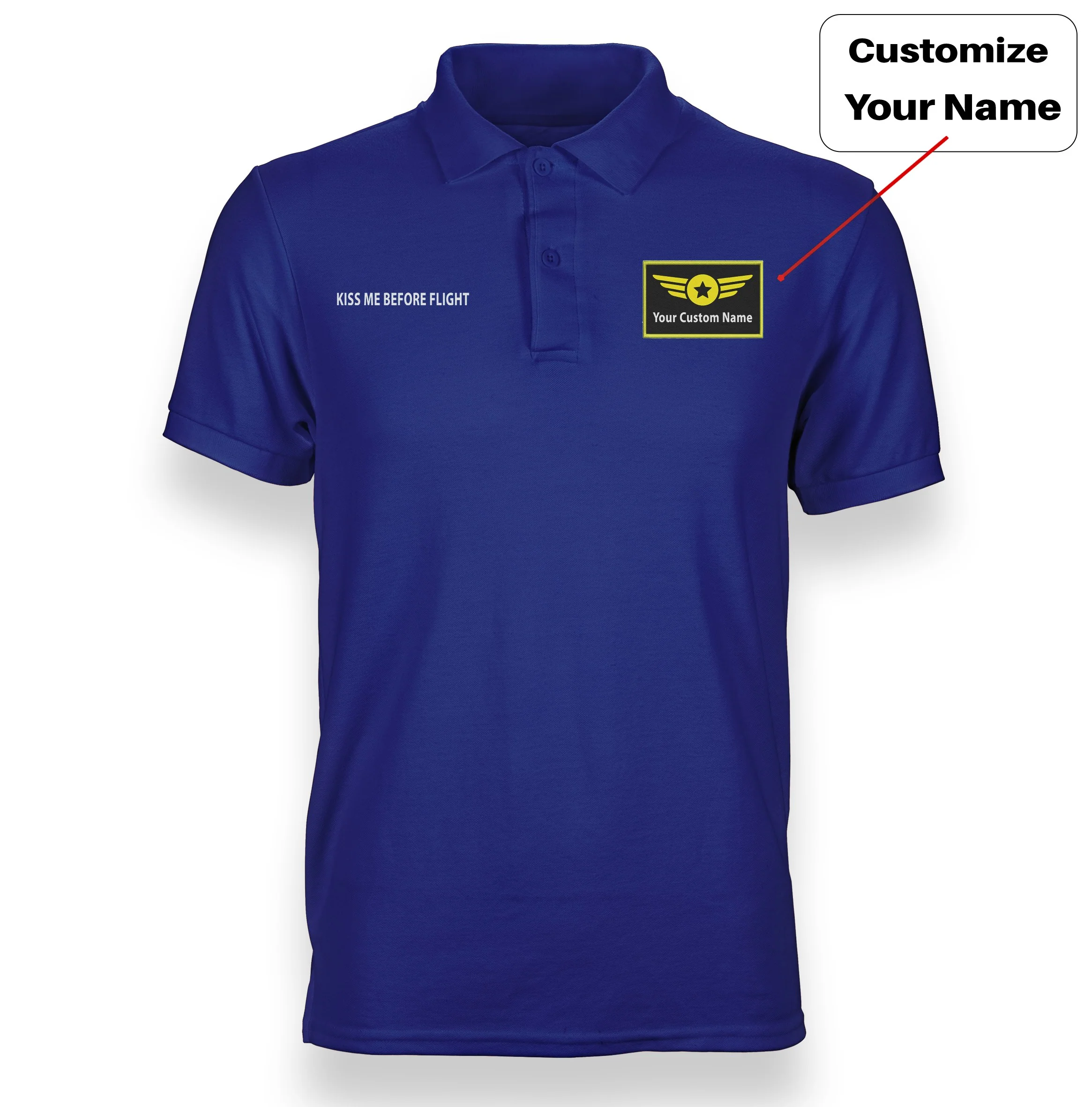 KISS ME BEFORE FLIGHT Designed "WOMEN" Polo T-Shirts - Image 15