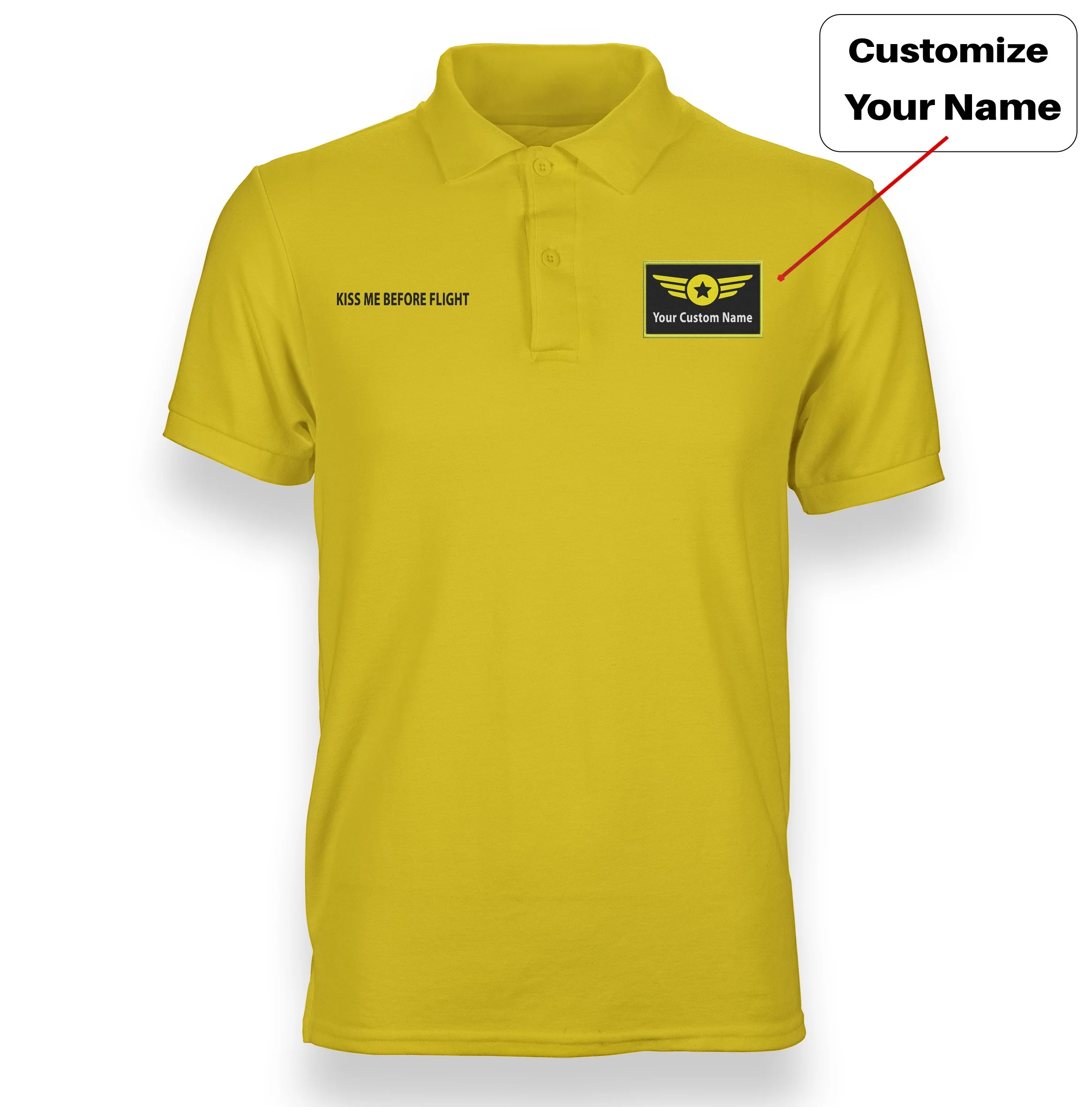 KISS ME BEFORE FLIGHT Designed "WOMEN" Polo T-Shirts - Image 19