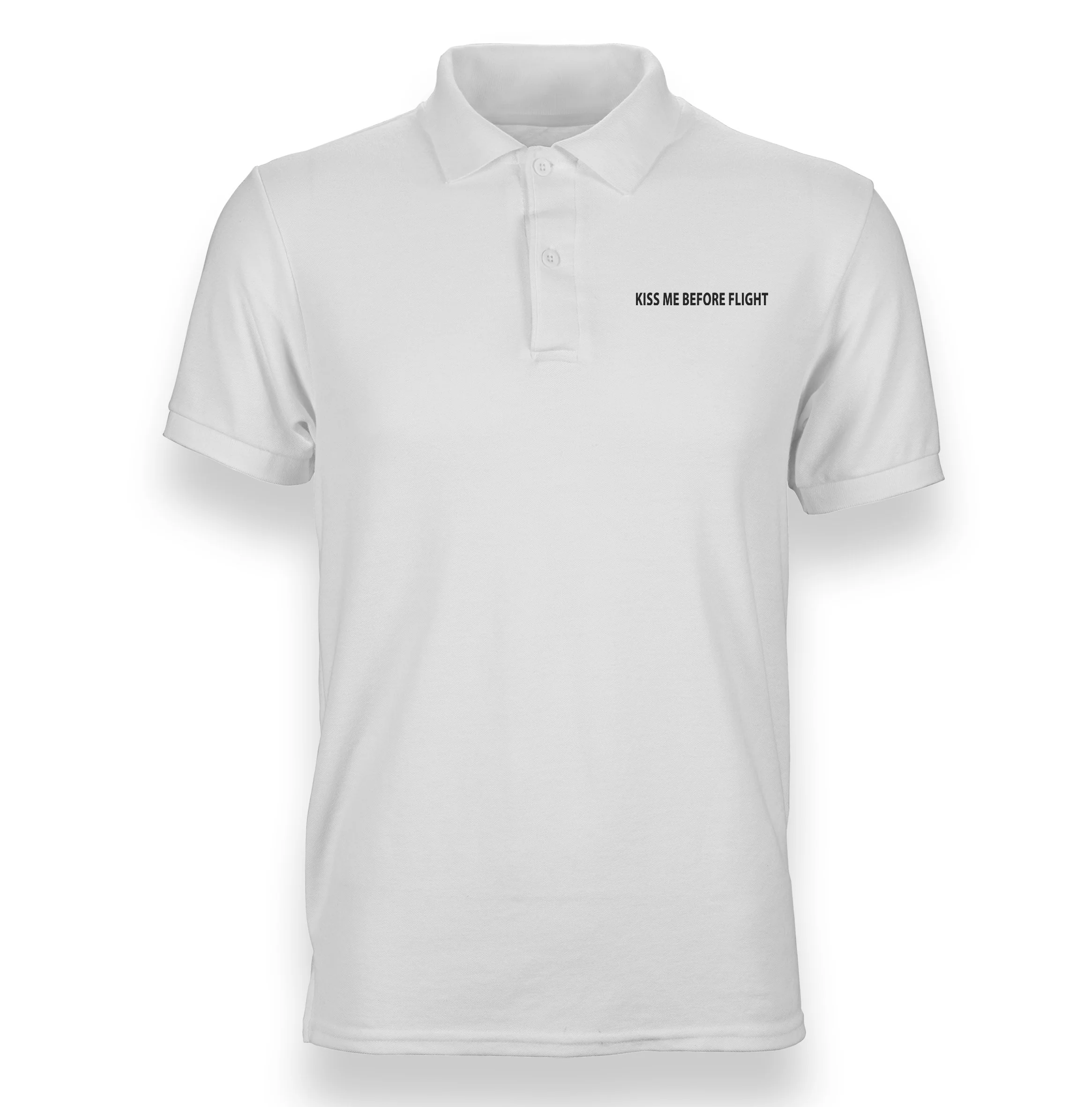 KISS ME BEFORE FLIGHT Designed "WOMEN" Polo T-Shirts - Image 24