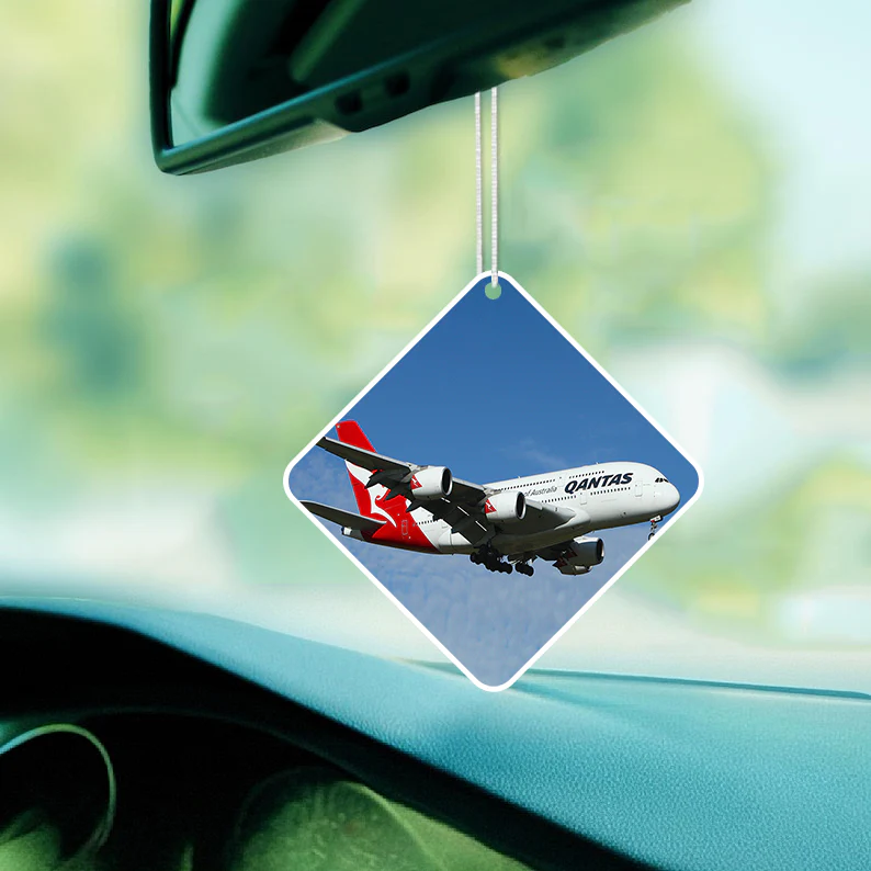 Landing Qantas Airlines A380 Designed Car Air Fresheners