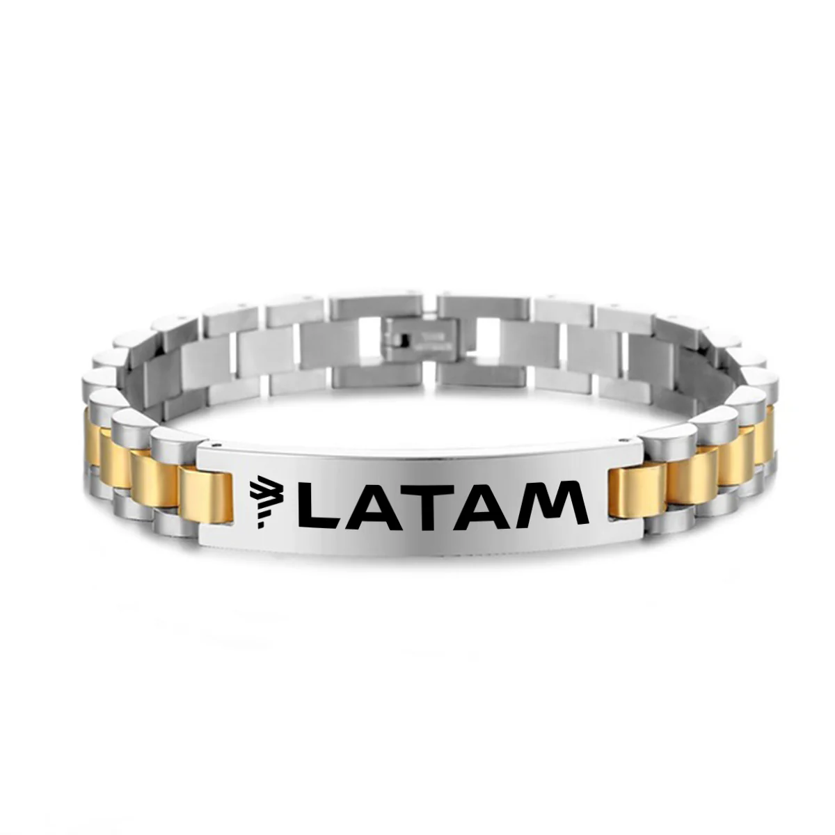 LATAM Airlines Designed Stainless Steel Chain Bracelets - Image 3