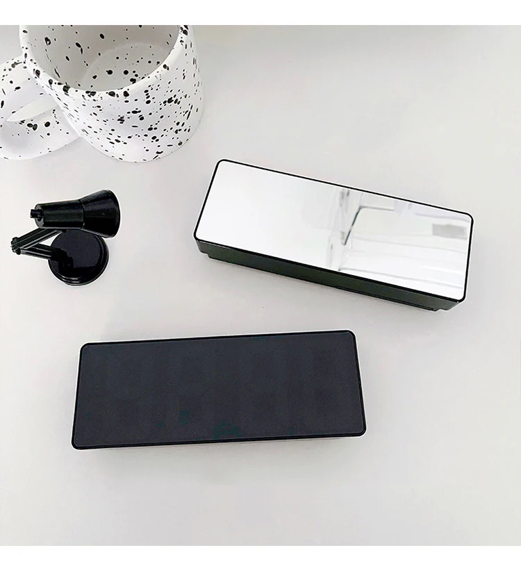 LED Creative Mirror Alarm Clock (Battery & Plug-in) - Image 7