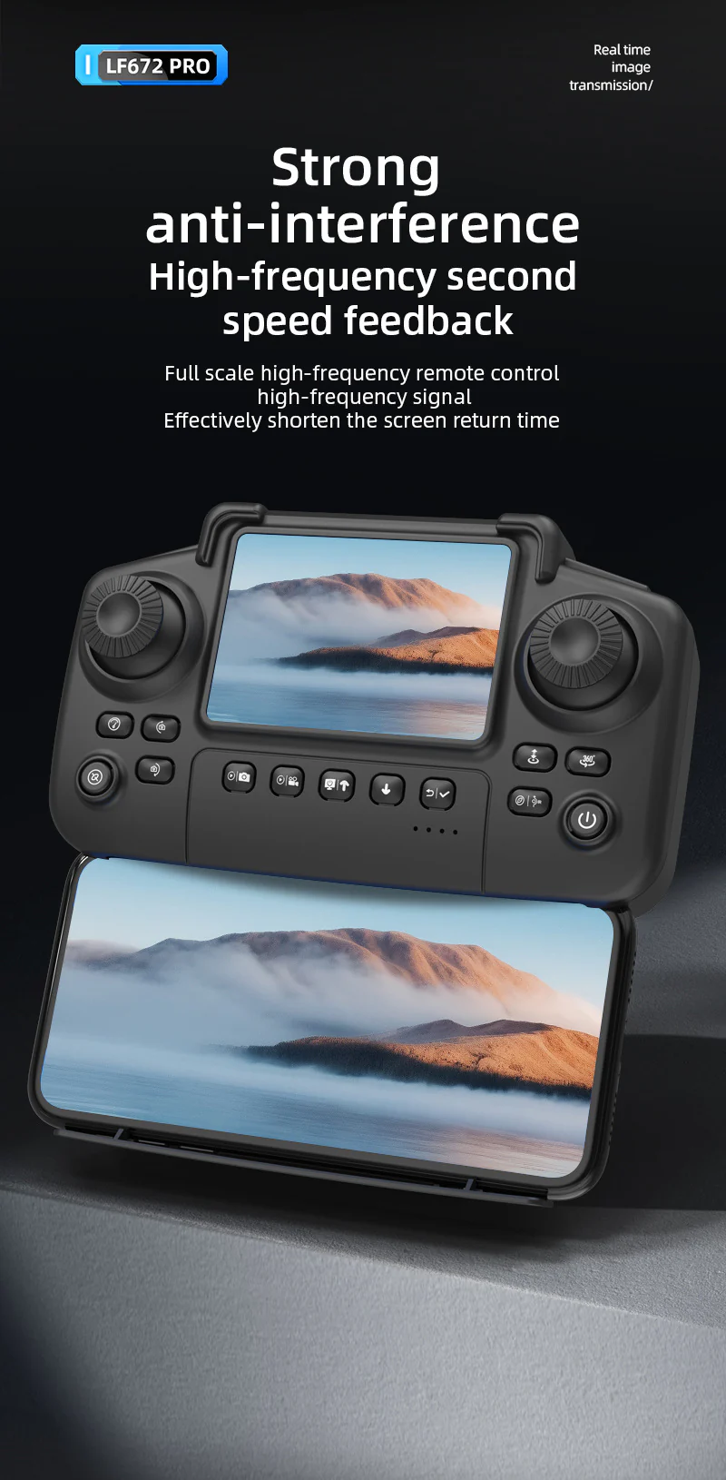 LF672 Brushless Drone: 4K Dual Camera, Optical Flow & Screen-Controlled Aerial Quadcopter - Image 15