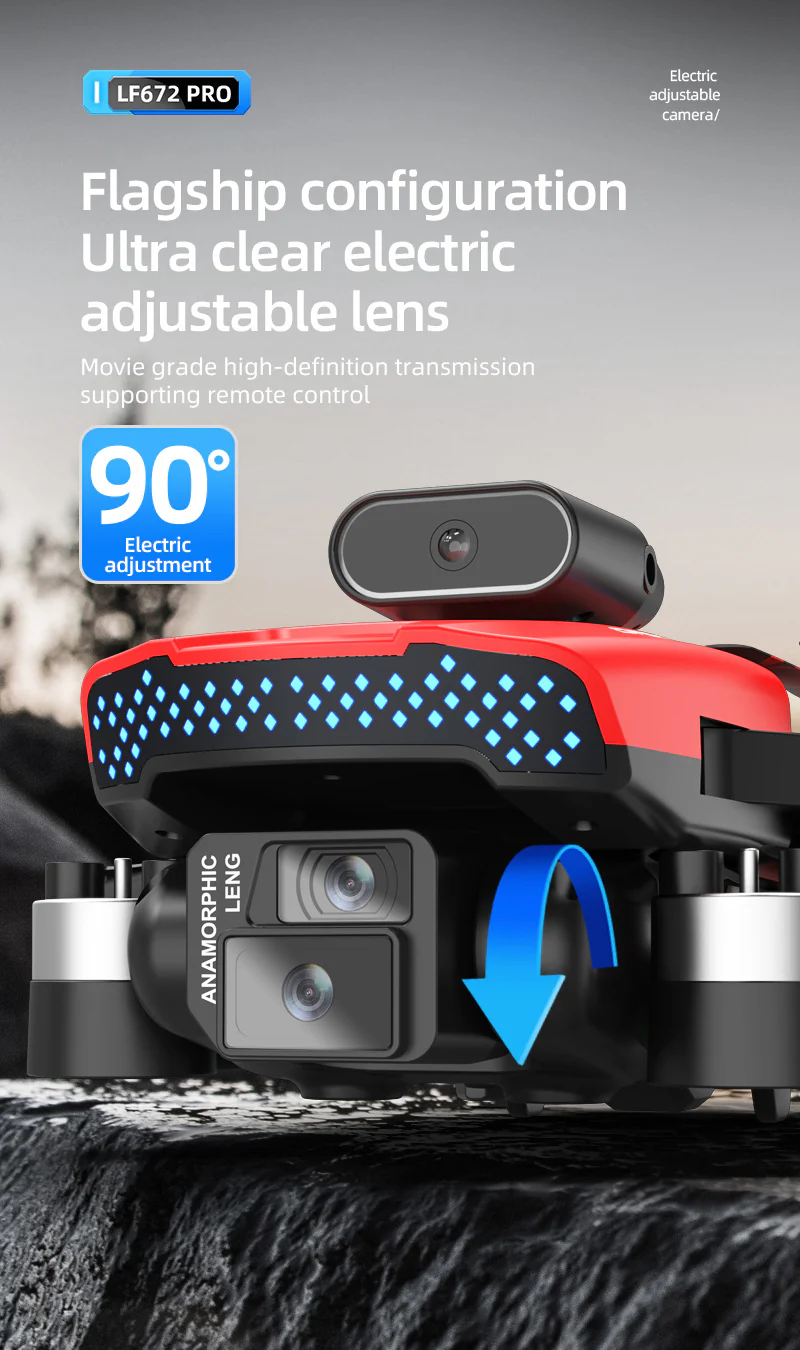 LF672 Brushless Drone: 4K Dual Camera, Optical Flow & Screen-Controlled Aerial Quadcopter - Image 7
