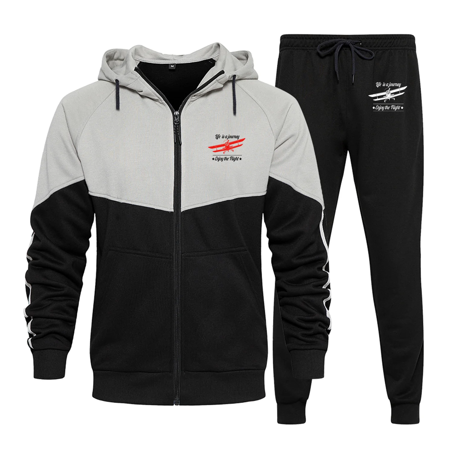 Life is a journey Enjoy the Flight Designed Colourful Z. Hoodies & Sweatpants