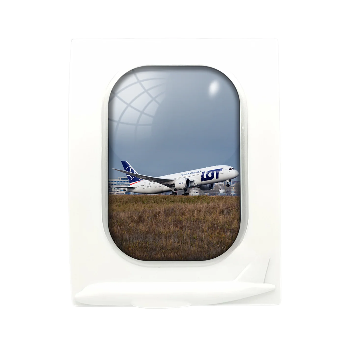 LOT Polish Airlines Boeing 787 Designed Airplane Window Photo Frame - Image 4