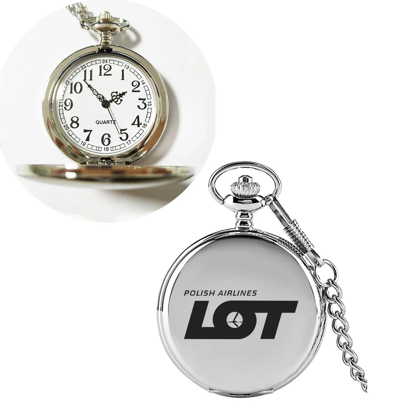 LOT Polish Airlines Designed Pocket Watches - Image 3