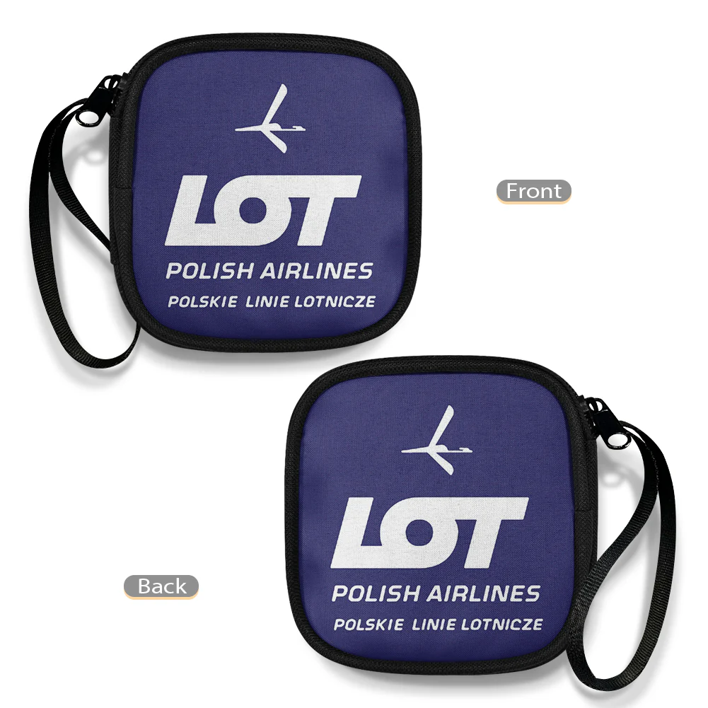 LOT Polish Airlines Designed Portable Headphone Bag - Image 4