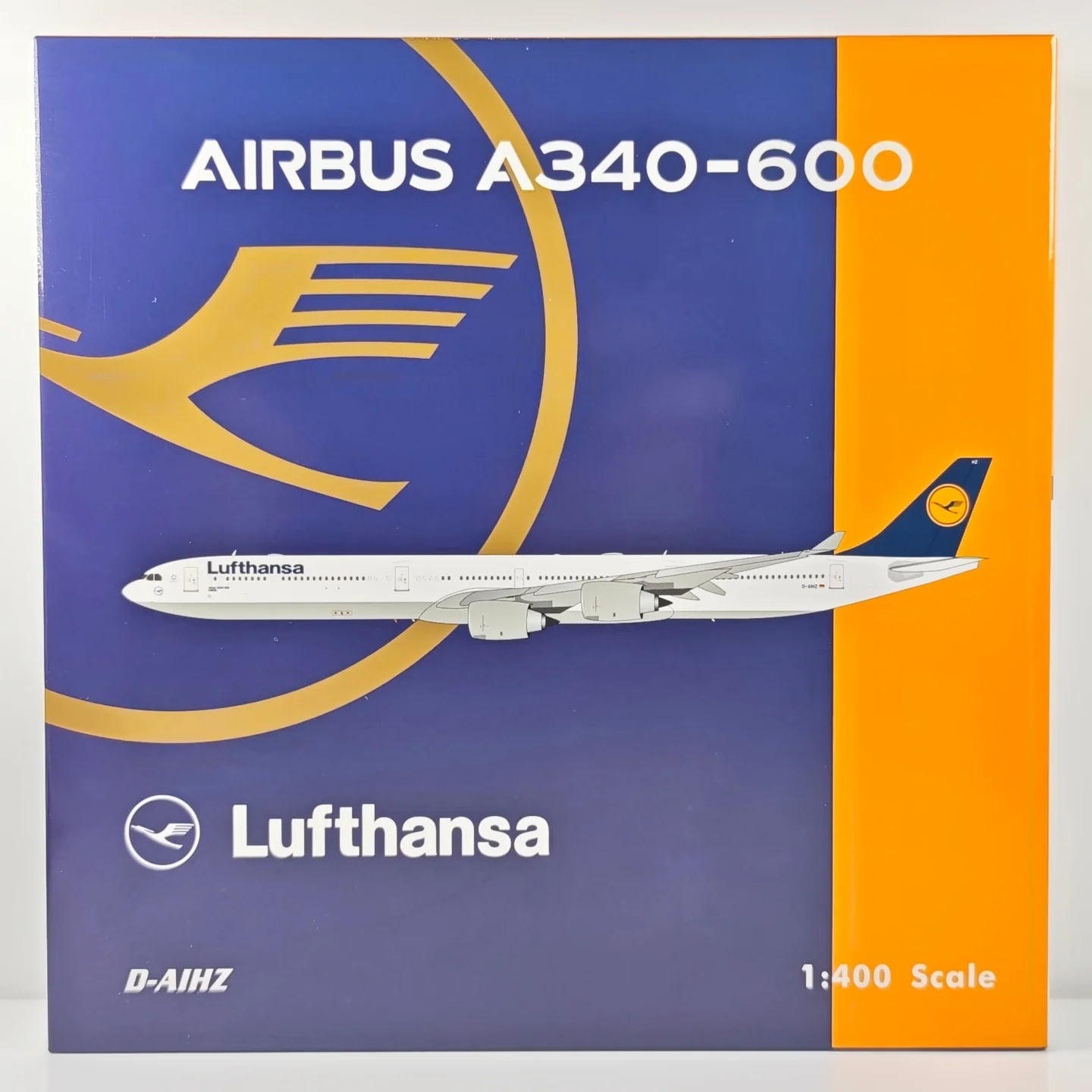Lufthansa Airlines Airbus A340-600 D-AIHZ Airplane Model 1/400 Scale - Image 3