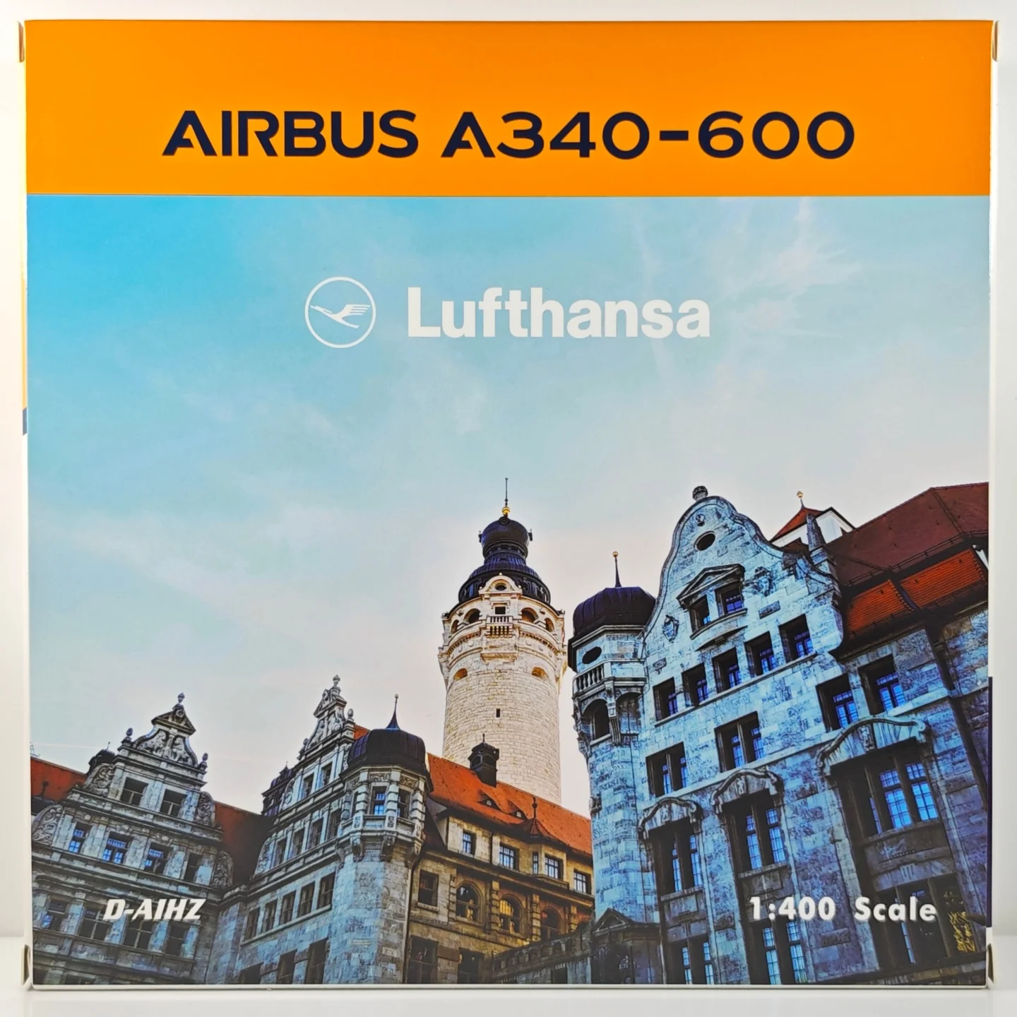 Lufthansa Airlines Airbus A340-600 D-AIHZ Airplane Model 1/400 Scale - Image 4