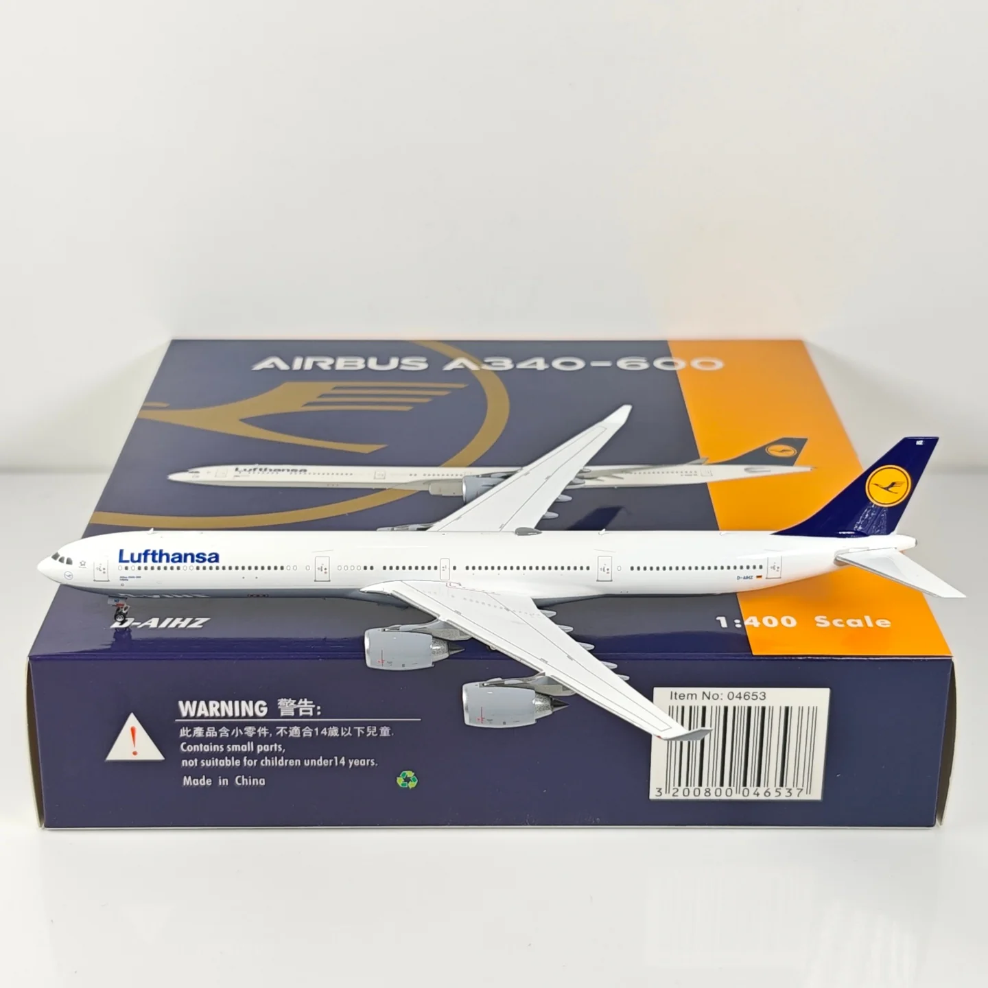 Lufthansa Airlines Airbus A340-600 D-AIHZ Airplane Model 1/400 Scale - Image 5