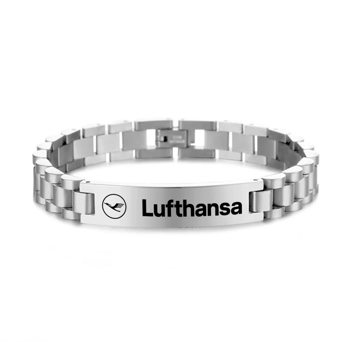 Lufthansa Airlines Designed Stainless Steel Chain Bracelets - Image 2