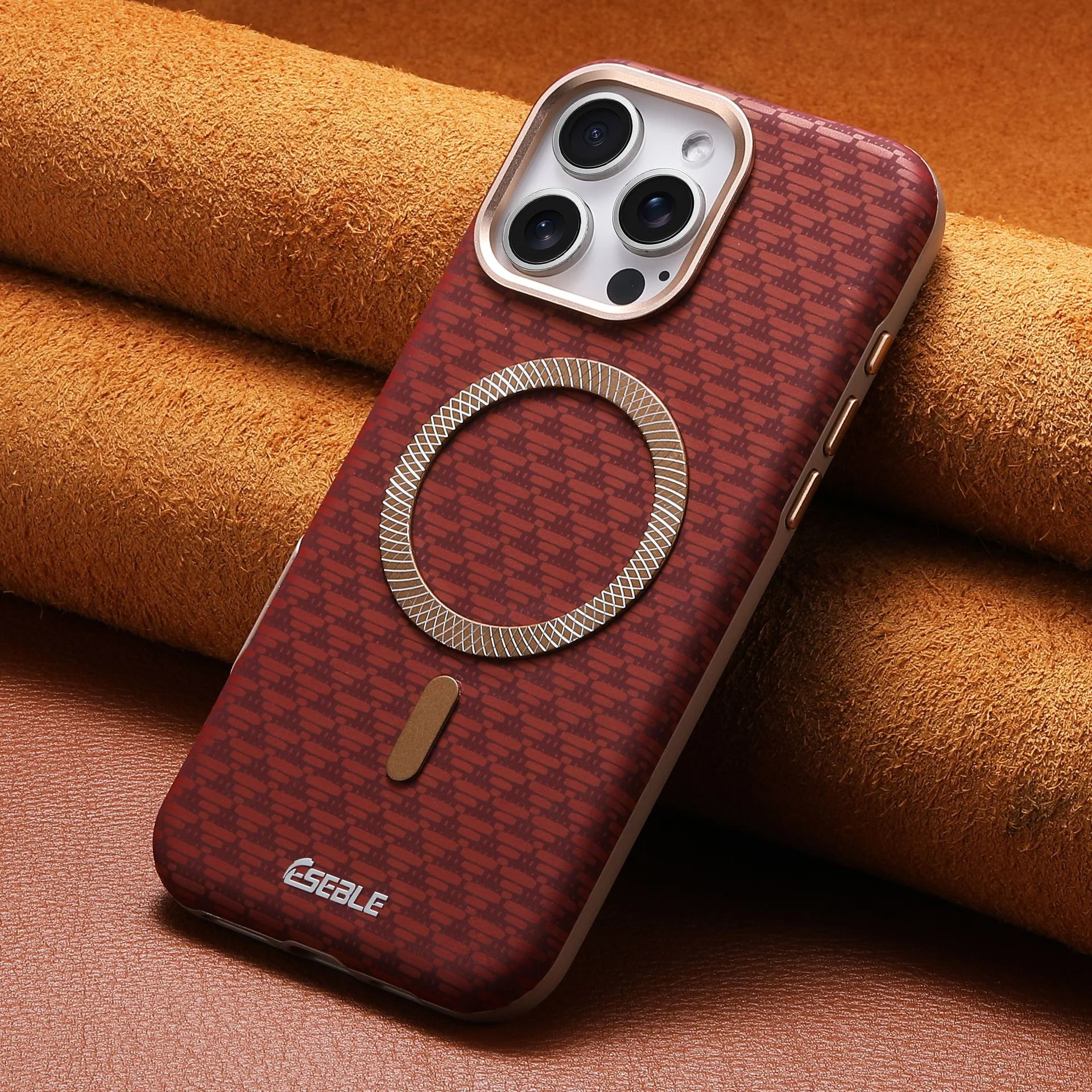Luxury PU Leather Magsafe Case for iPhone - Image 4