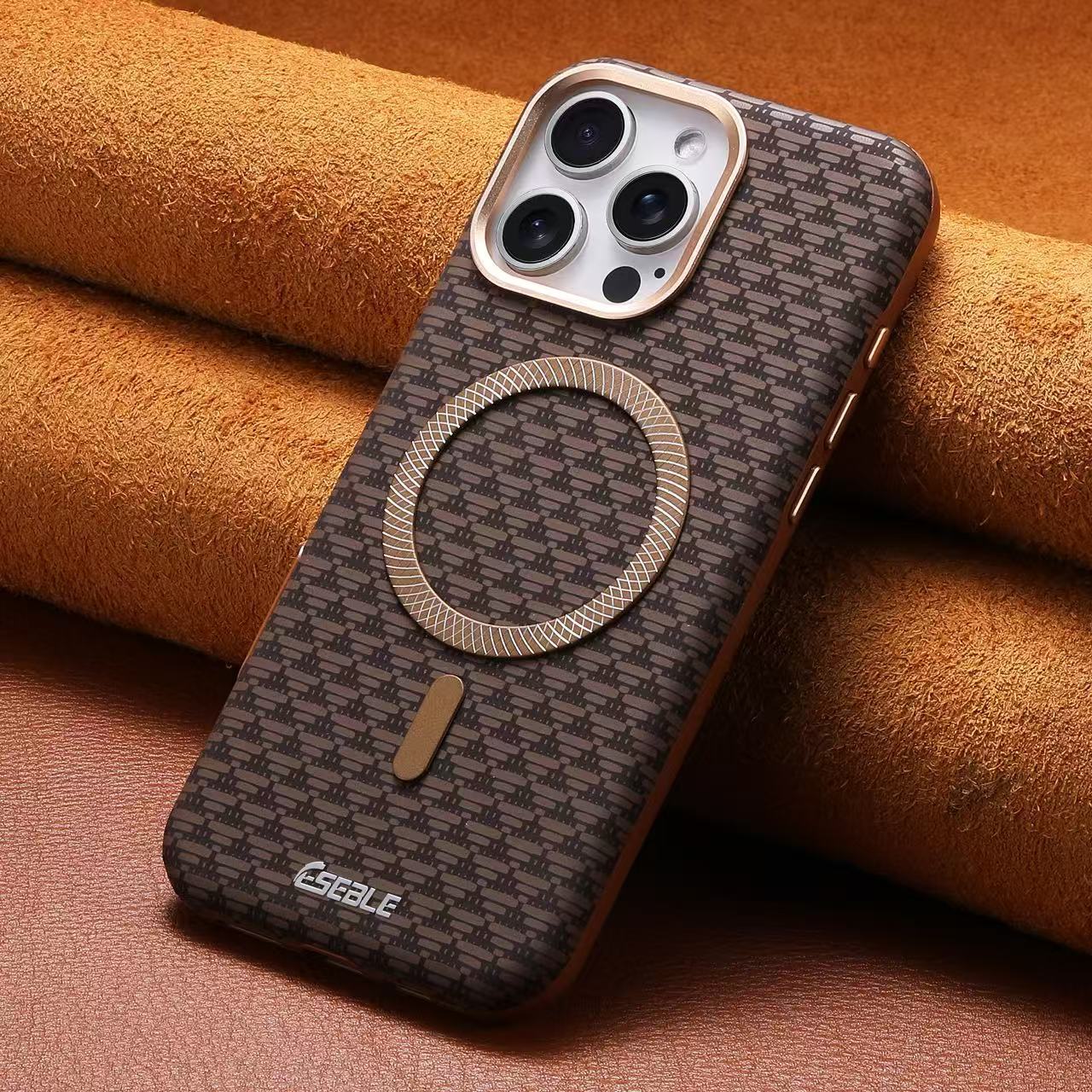 Luxury PU Leather Magsafe Case for iPhone - Image 5