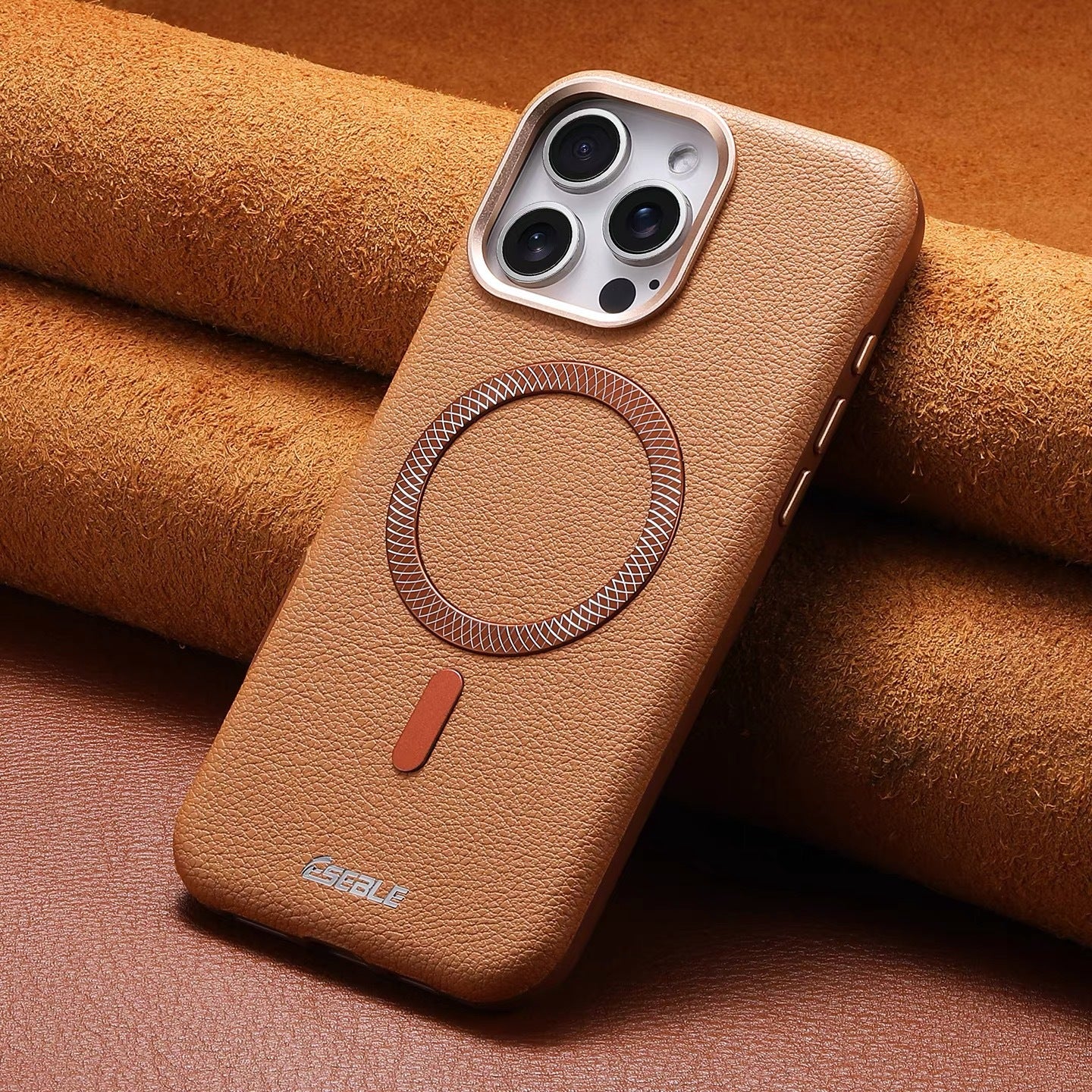 Luxury PU Leather Magsafe Case for iPhone - Image 7