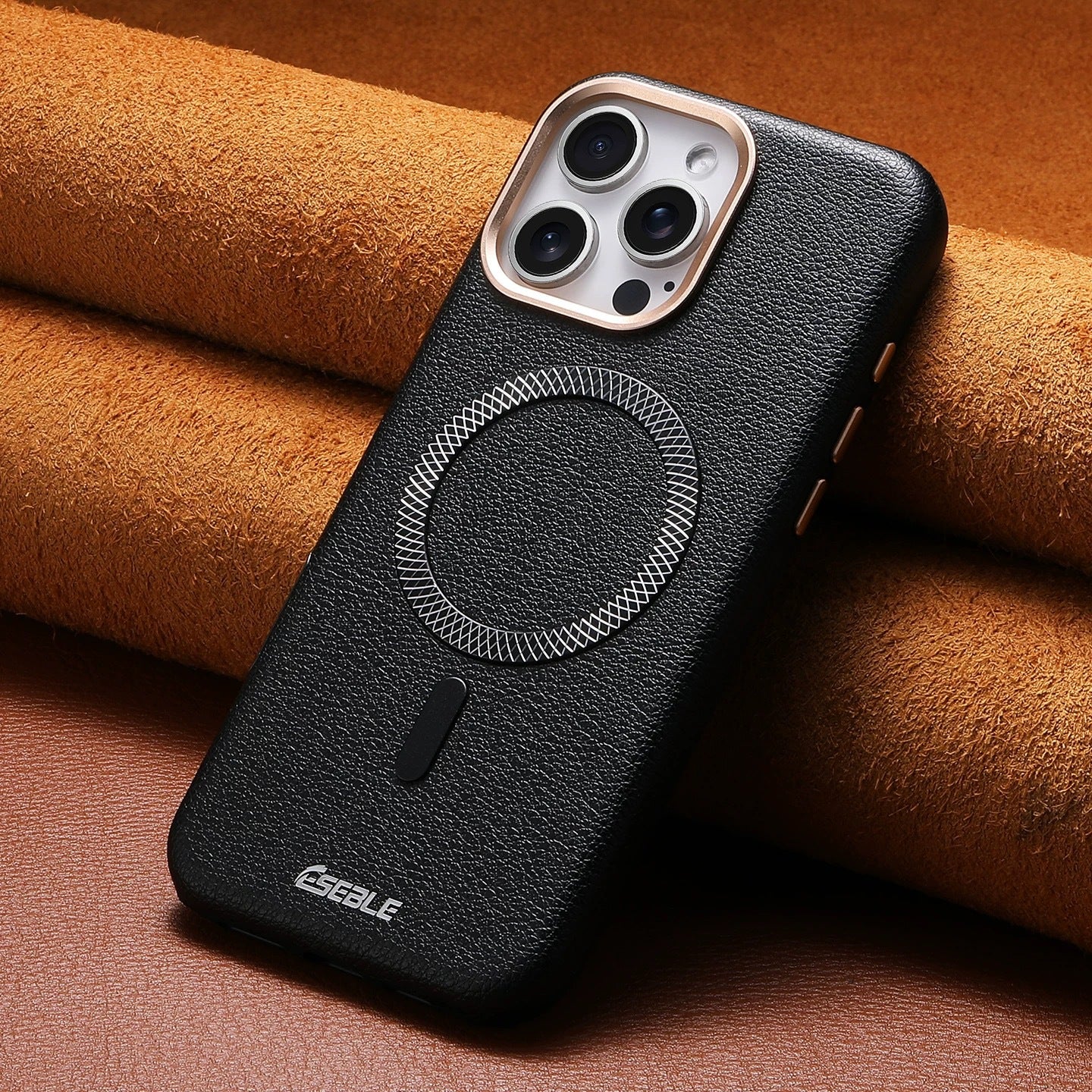 Luxury PU Leather Magsafe Case for iPhone - Image 8