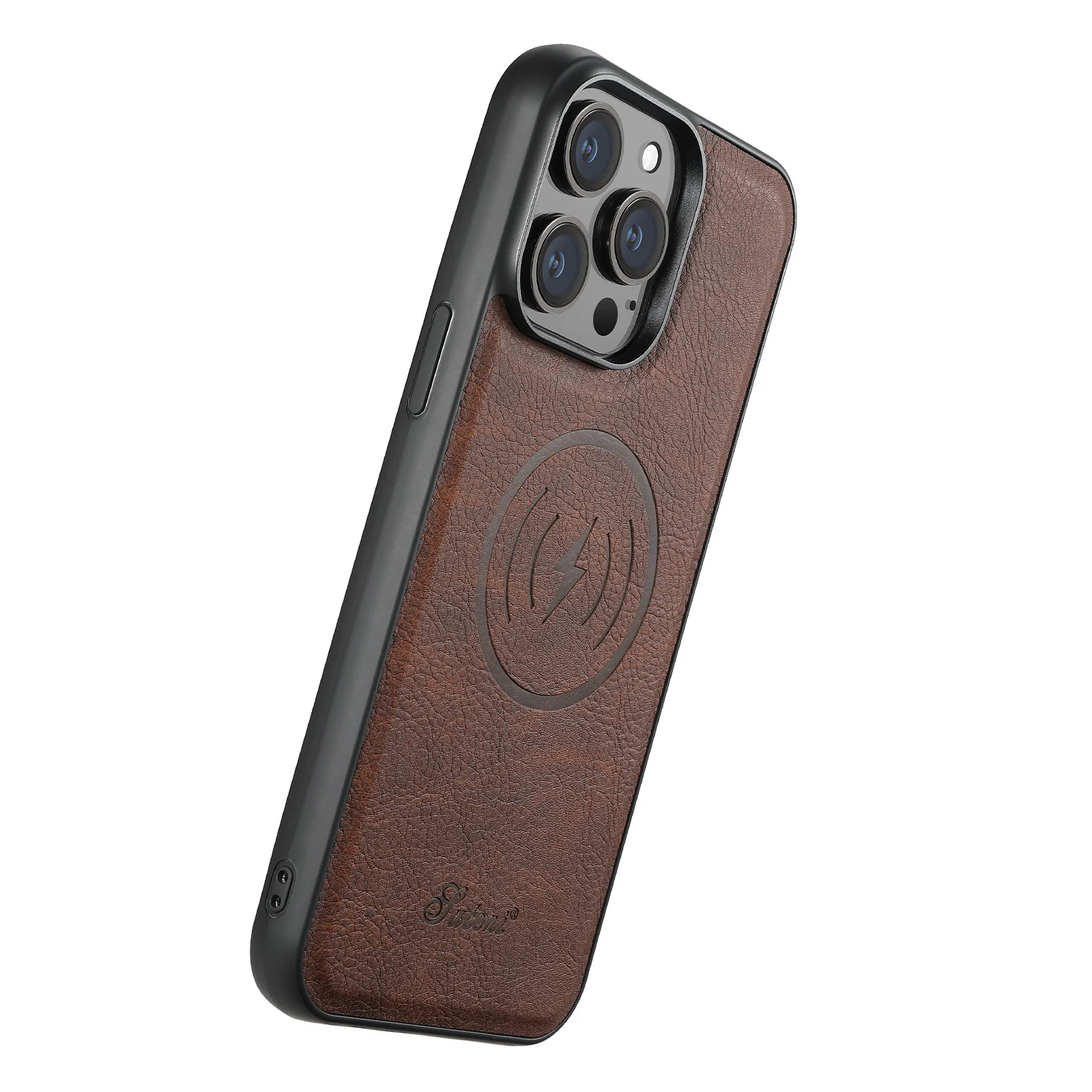 Magnetic Leather iPhone Cases Magsafe Wallet with  Removable Stand Card Slots - Image 14