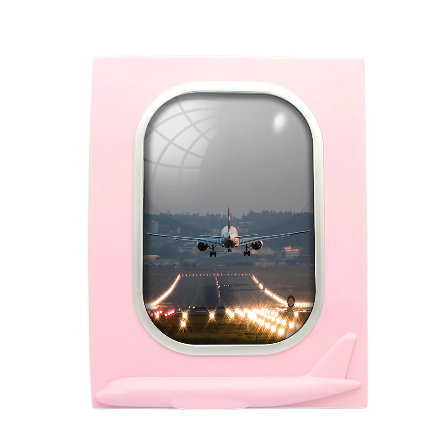 Magnificent Airplane Landing Printed Designed Airplane Window Photo Frame - Image 3