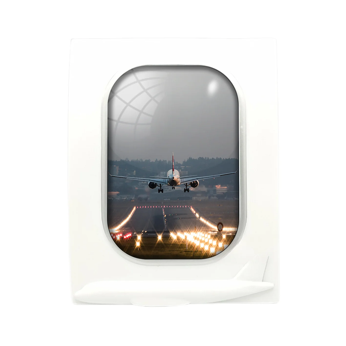 Magnificent Airplane Landing Printed Designed Airplane Window Photo Frame - Image 4