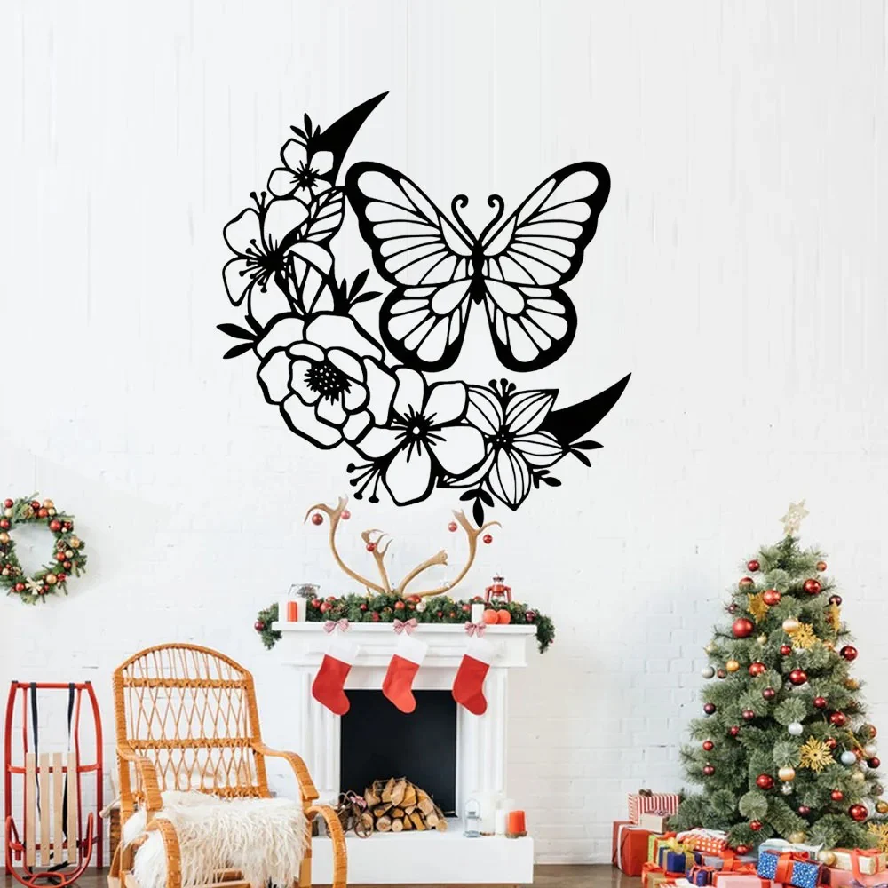Moon Butterfly Wall Sculpture 31x32CM - Image 11