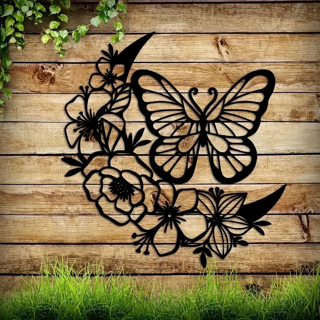 Moon Butterfly Wall Sculpture 31x32CM - Image 13