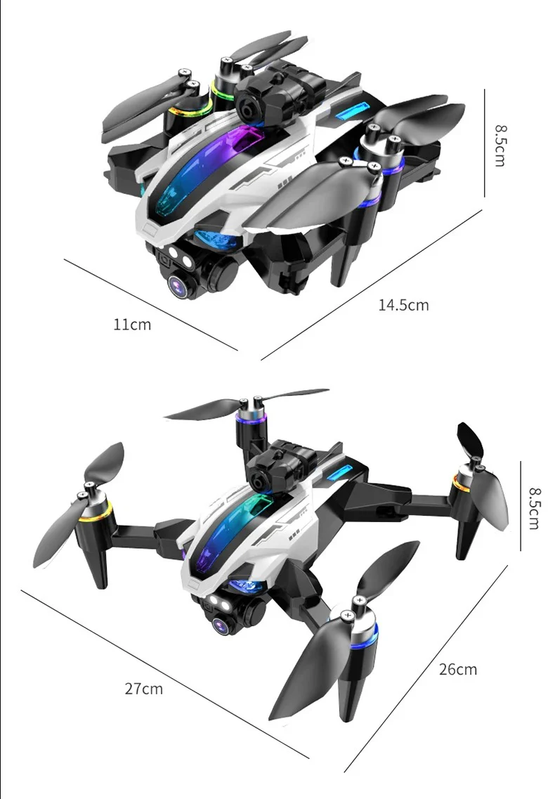 Multi-Rotor Quadcopter: Mini Brushless Drone with Dual Cameras, Obstacle Avoidance & ESC - Image 22