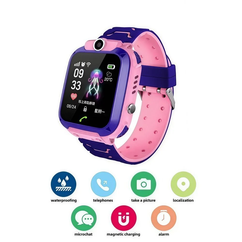 Multifunctional Q12 Children's Watch: Waterproof Design, Call, SOS, Camera & Accurate Positioning for Kids - Image 11