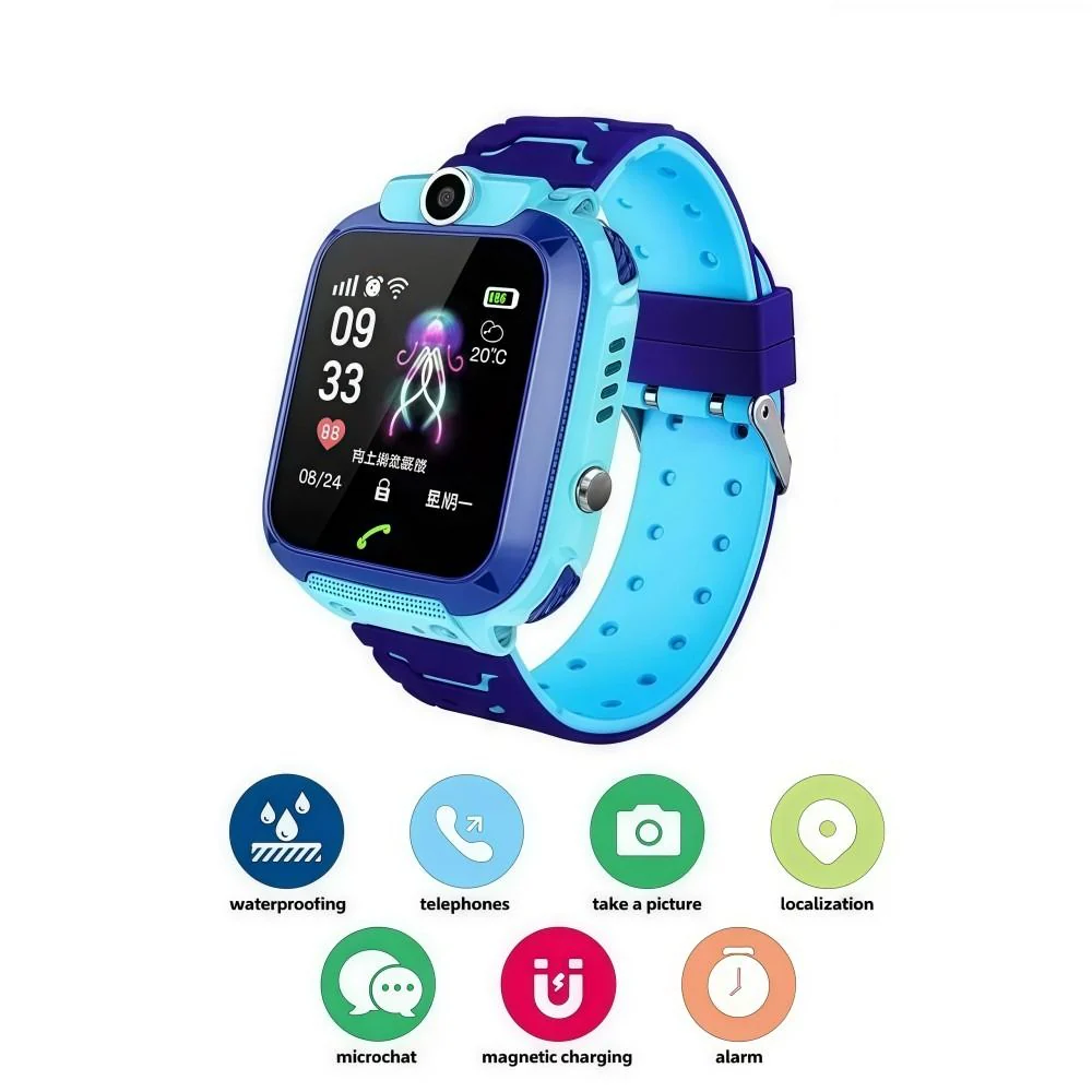 Multifunctional Q12 Children's Watch: Waterproof Design, Call, SOS, Camera & Accurate Positioning for Kids - Image 4