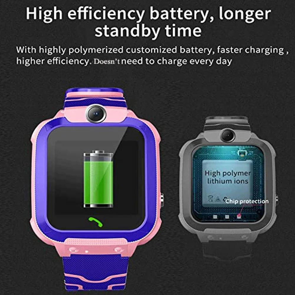 Multifunctional Q12 Children's Watch: Waterproof Design, Call, SOS, Camera & Accurate Positioning for Kids - Image 5