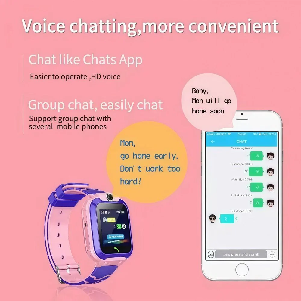 Multifunctional Q12 Children's Watch: Waterproof Design, Call, SOS, Camera & Accurate Positioning for Kids - Image 9