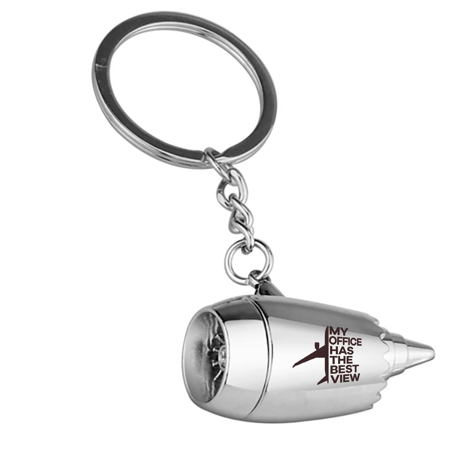 My Office Has The Best View Jet Engine Turbine Key Chains - Image 2