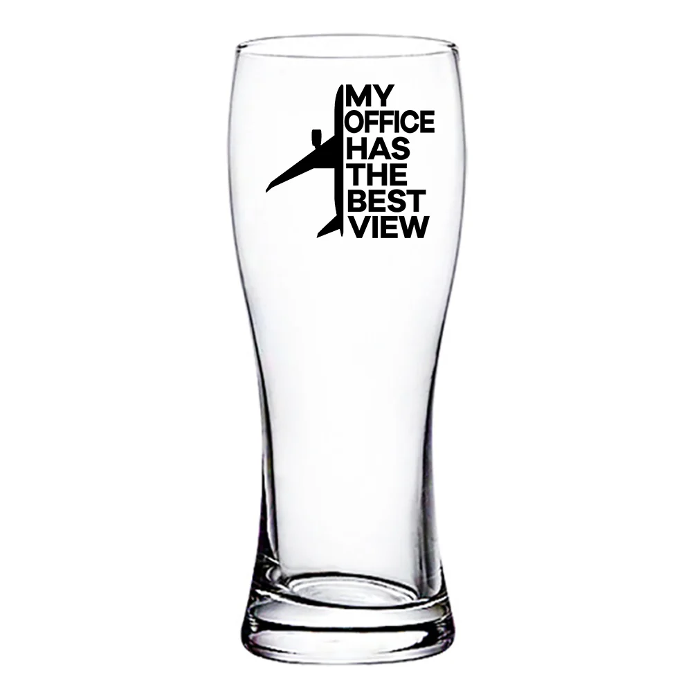 My Office Has The Best View Designed Pilsner Beer Glasses - Image 2