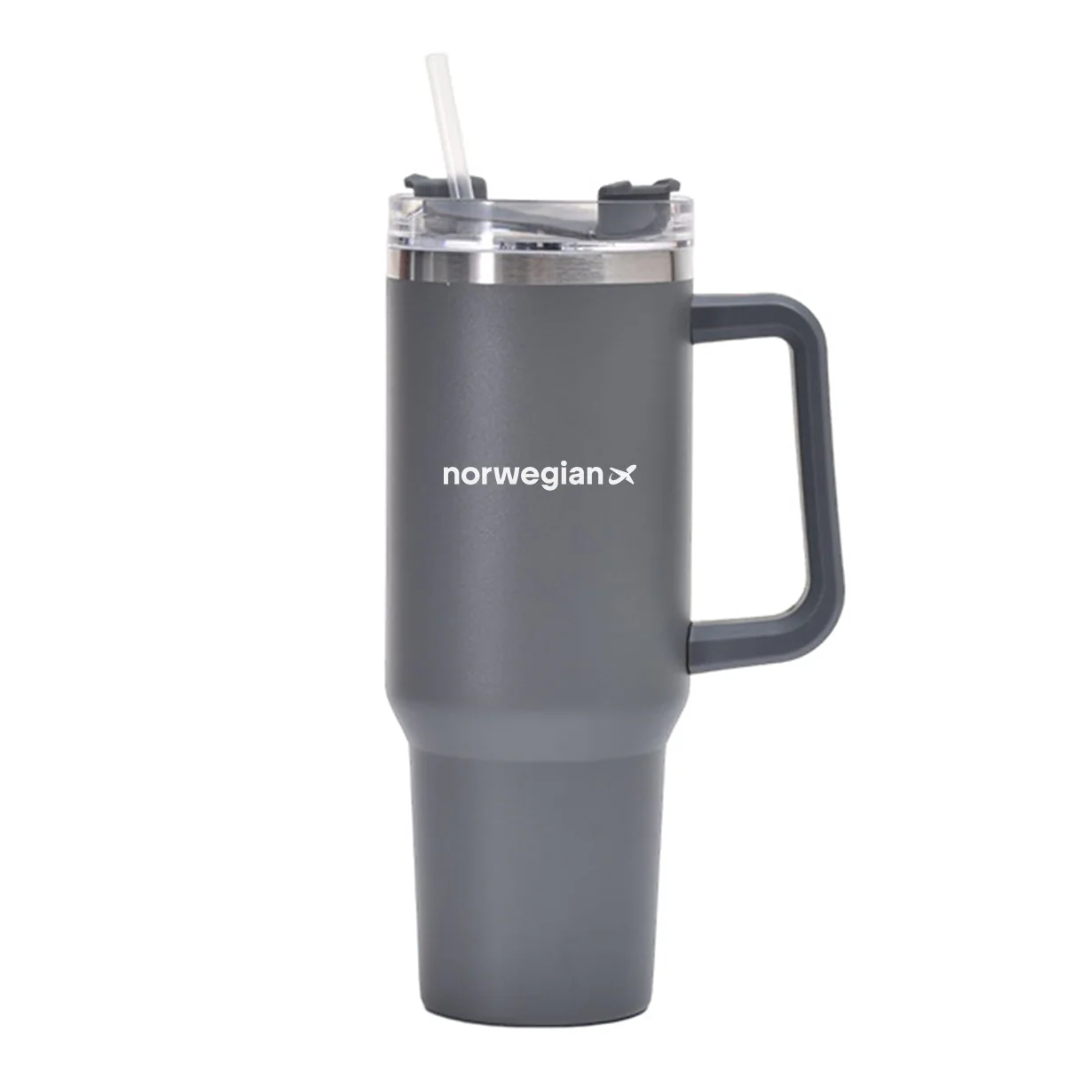 Norwegian Airlines Designed 40oz Stainless Steel Car Mug With Holder - Image 20