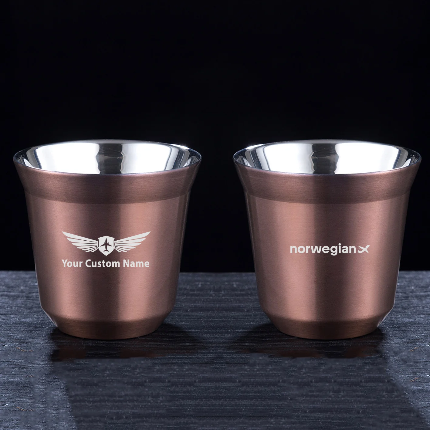 Norwegian Airlines Designed Double Wall Stainless Steel Coffee Mugs - Image 7