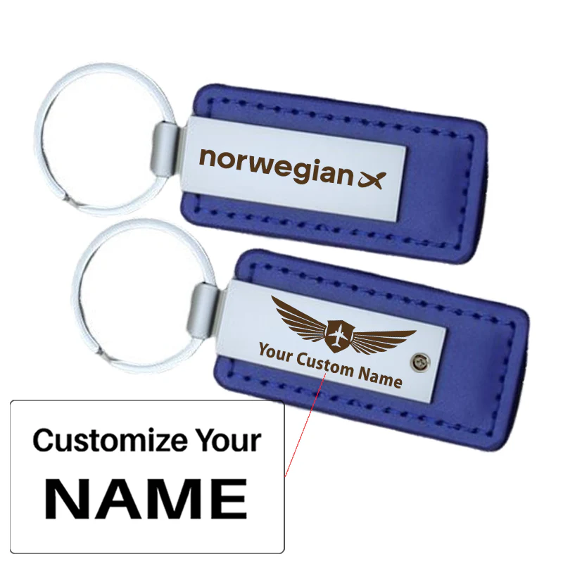Norwegian Airlines Faux Leather Key Chains - Image 21