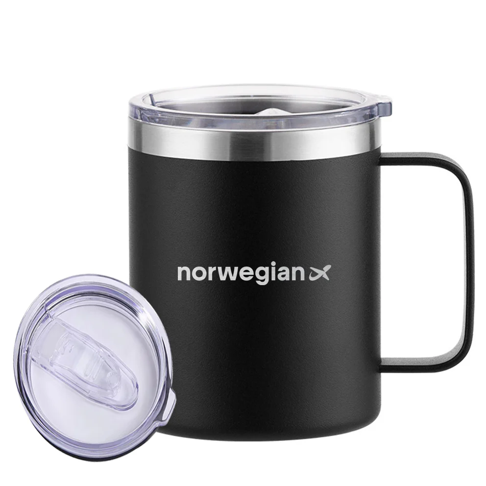 Norwegian Airlines Designed Stainless Steel Laser Engraved Mugs - Image 2