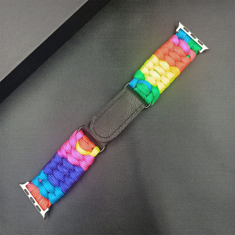 Nylon Braided Watch Band for Apple Watch Band  Strap - Image 7