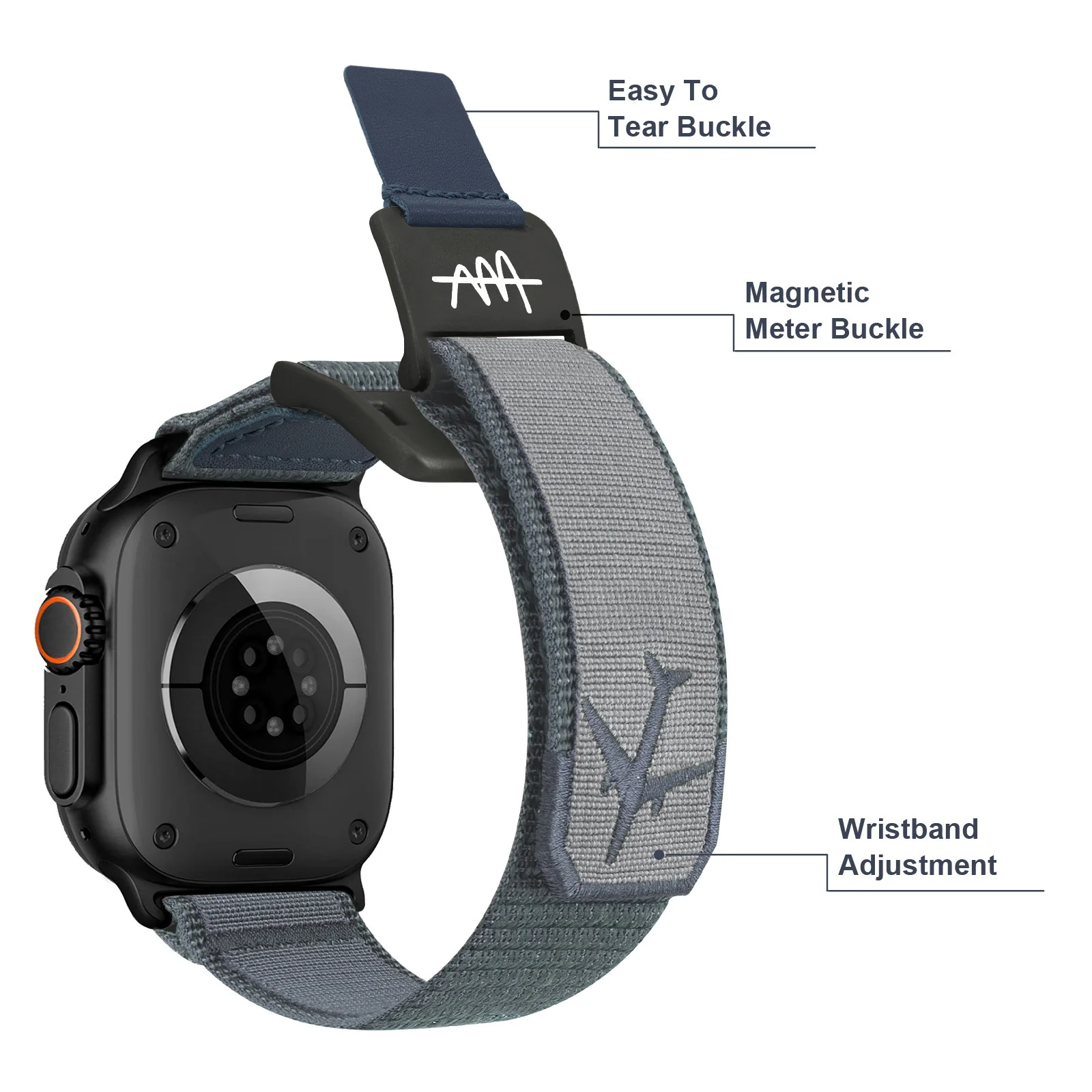 Nylon Magnetic Strap for Apple Watch Ultra2 Alpine Loop Bracelet for iWatch Series - Image 5