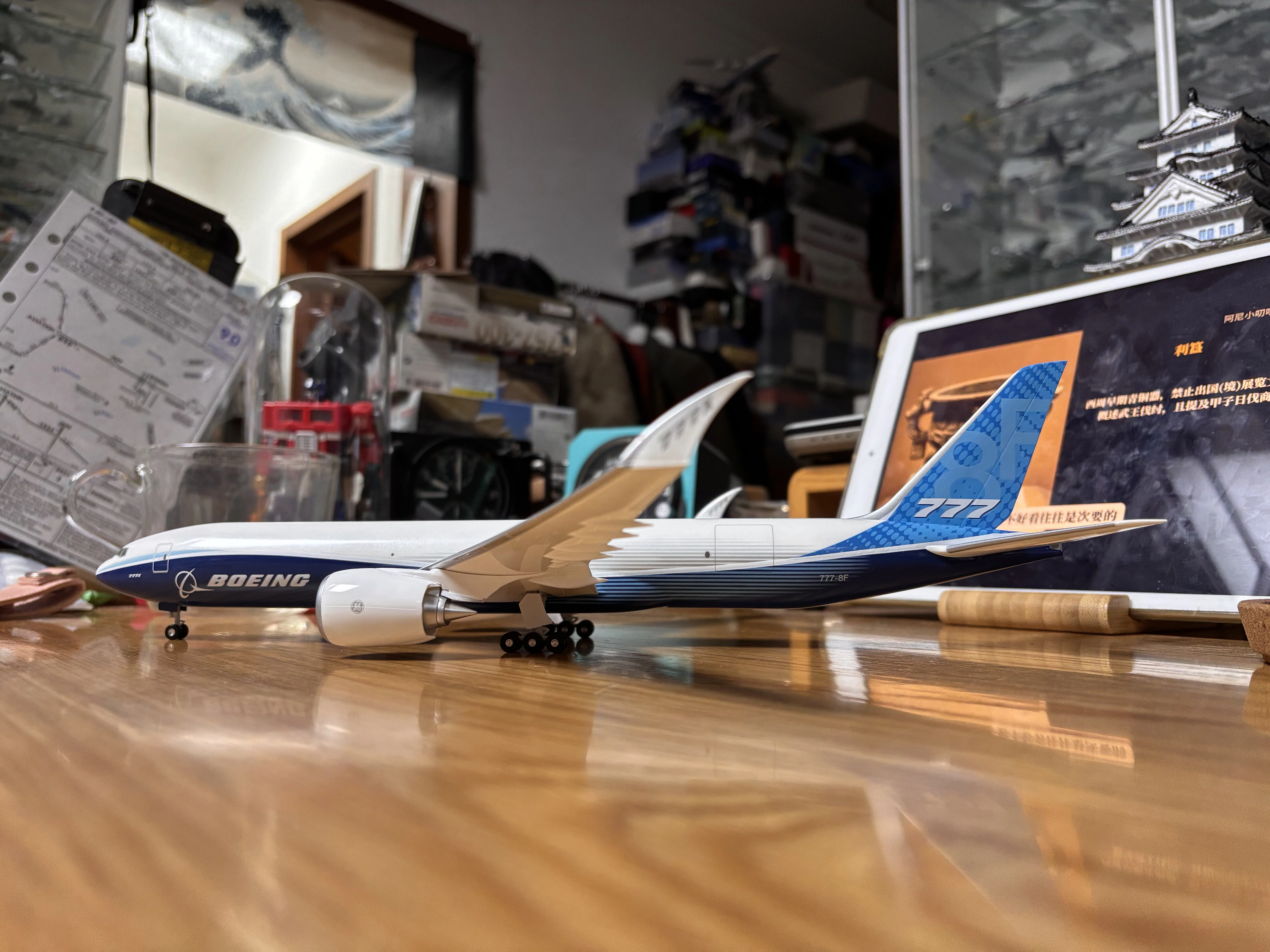 Original Livery Boeing 777-8F  Airplane Model (1/200 Scale) - Image 5